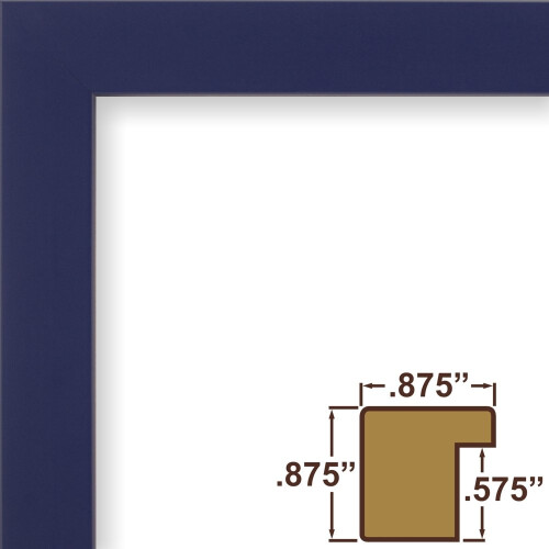 Craig Frames Confetti  Modern Blue Picture Frame  8 x 10 Inch 1