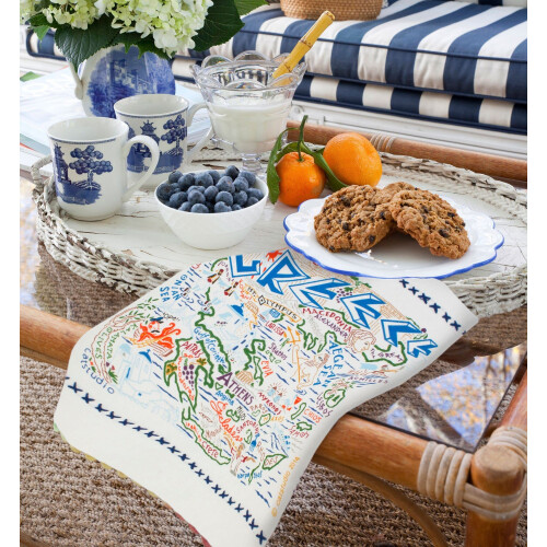 Catstudio Greece Dish Towel 2