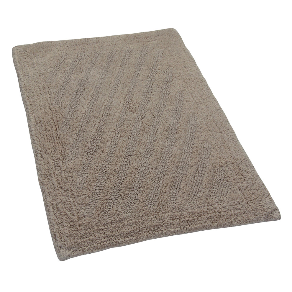 Tapis de bain r   versible lin   aire Castle Hill London 24 x 40 pouces, naturel