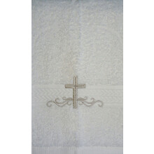 Integrity Designs Baby Baptism -k sipyyhe ristikirjontalla
