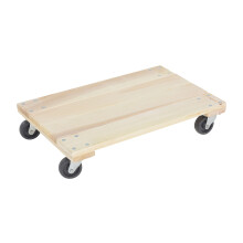 Vestil HDOS-1624-9-E Pappel-Bodentransportwagen, massiv, 24 x 16 x 5-1/4 Zoll, 900 lb. Tragkraft, hellbraun
