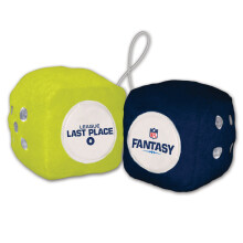 NFL Fantasy Football Fuzzy Dice Sidste plads 3""""