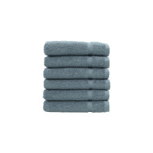 Linum Home Textiles 100% cotone turco Denzi, set di 6 salviette, azzurro