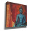 Episk graffiti 'Blue Buddha' af Elena Ray Canvas Wall Art 18"""" x 18"""" 2