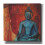 Episk graffiti 'Blue Buddha' af Elena Ray Canvas Wall Art 18"""" x 18"""" 1