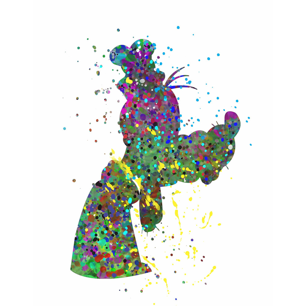 Artdash Pop Art Print: Waterverfspatten, Gekke Abstract (20-25 Cm Print)-image