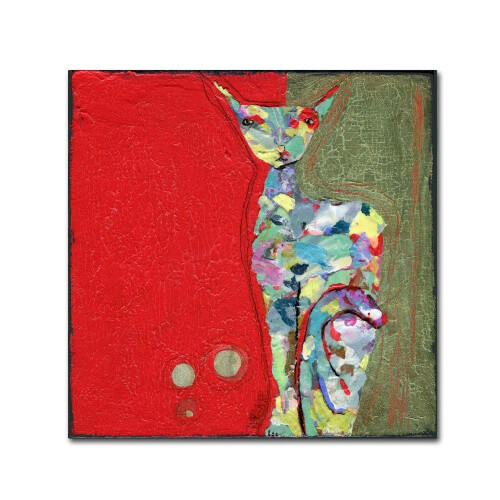 Trademark Fine Art Wyanne 'Three Cent Attitude' Canvaskonst 14x14
