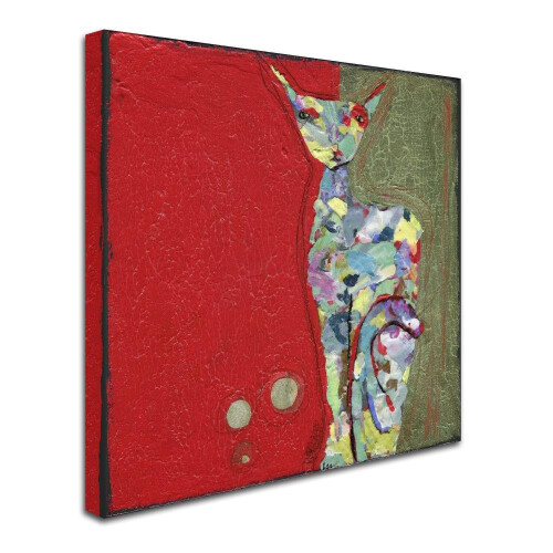 Trademark Fine Art Wyanne 'Three Cent Attitude' Canvaskonst 14x14 1