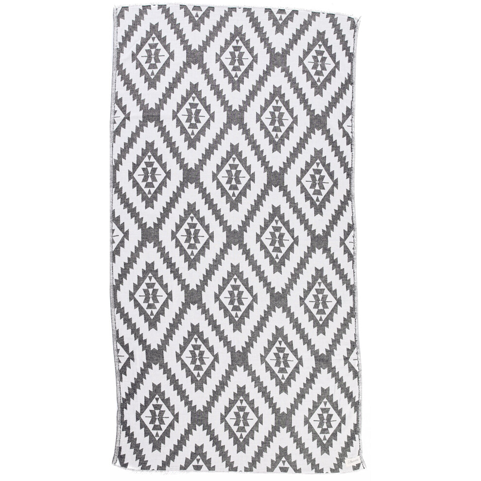 Bersuse Serviette turque 100 % coton Zipolite Serviette de plage Serviette de bain Double couche Peshtemal Couverture de plage Essentiels de plage - 3