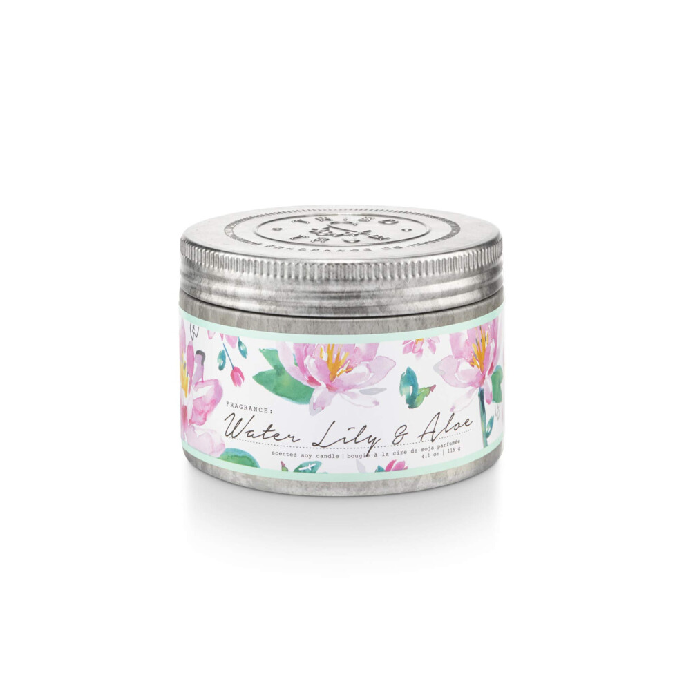 Tried & True Water Lily & Aloe Candle  4.1 oz. Tin-image-OPC-PGC5FW8-NEW