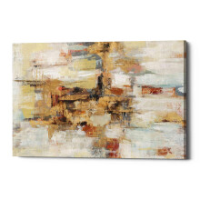 Episk graffiti 'Old Bridge Reminiscence' af Silvia Vassileva Canvas Wall Art 12""""x18""""