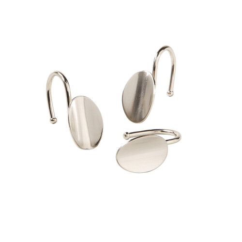 SKL Home by Saturday Knight Ltd. Loop Shower Curtain Hooks Chrome