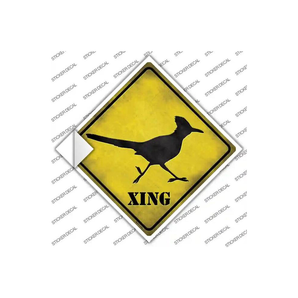 Smart Blonde Cx-033S-L Roadrunner Xing Novelty Diamond Sticker Decal - Large 792636442865
