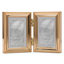 Lawrence Frames Bead Border Design 2.5x3.5 Double Gold