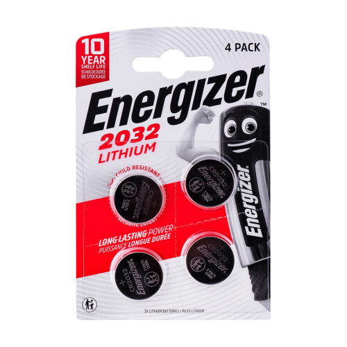 Energizer ENERGIZER BATTERY SPECIALIZED CR2032, 4 pieces, 3V, ECO