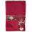 Popul?rt Bath Ombre Rose Design H?ndkl?des?t 3PC Burgundy 2