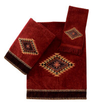 Avanti senget?j - 3 stk h?ndkl?des?t bl?de og absorberende bomuldsh?ndkl?der (Mojave Collection Brick)