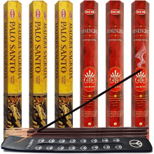 Palo Santo R?gelsespinde & Holder Bundle Variety Pack fra Hem Trumiri Insense Insence