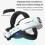 For Meta Quest 3 USB Rechargeable RGB Lighting Effect Adjustable Foldable Headset 4