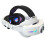 For Meta Quest 3 USB Rechargeable RGB Lighting Effect Adjustable Foldable Headset 1