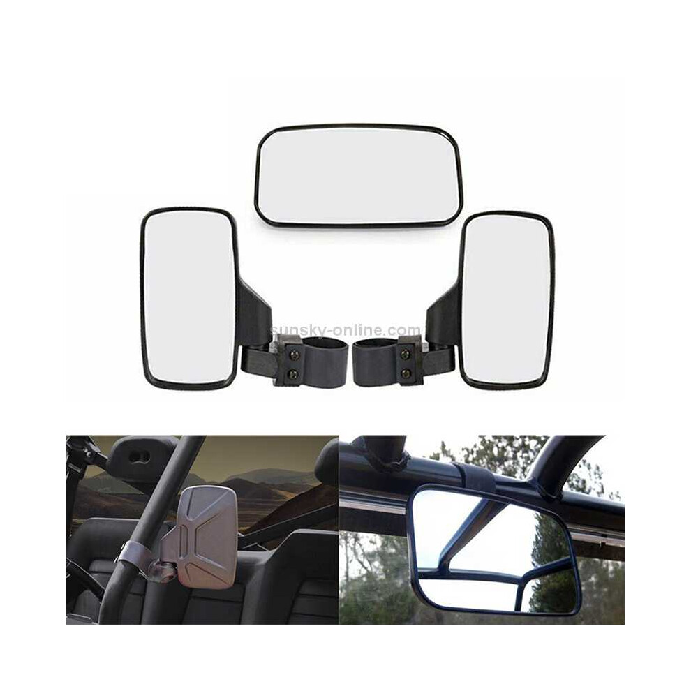 Universal For All-Terrain Vehicles Central Rearview Mirror Side Mirror Combination Set For Utv / Atv 766262135620