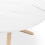 MORE4HOMES (Grey) Malvern Round Marble Effect Dining Table Set w Oak Legs w 4-6 Nova Dining Chairs 4