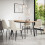 MORE4HOMES Haydon Extending Oak Effect Dining Table Set w 4-6 Maya Boucle Chairs 1