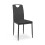 MORE4HOMES (Charcoal) Haydon Extending Oak Effect Dining Table Set w 4-6 Monza Linen Chairs 6