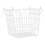 DII Metal Wire Mesh Stackable Utility Storage Bin  Large  11x11x11  White 2