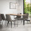 MORE4HOMES (Grey) Haydon Extending Oak Effect Dining Table Set w 4-6 Nova Faux Leather Chairs 1