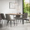 MORE4HOMES (Grey) Haydon Extending Oak Effect Dining Table Set w 4-6 Nova Faux Leather Chairs 2