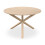 MORE4HOMES (Oak Effect) Malvern Round Dining Table 4-6 Seater w Solid Oak Legs 2
