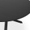 MORE4HOMES (Black) Malvern Round Dining Table 4-6 Seater w Solid Black Oak Legs 4
