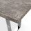 MORE4HOMES (Concrete Effect) Aria 4-6 Seater Dining Table w Chrome Legs 4