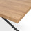 MORE4HOMES (Oak Effect) Donni 4-6 Seater Dining Table w Black Legs 4