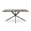 MORE4HOMES (Concrete Effect) Donni 4-6 Seater Dining Table w Black Legs 3