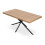 MORE4HOMES (Oak Effect) Donni 4-6 Seater Dining Table w Black Legs 2