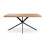 MORE4HOMES (Oak Effect) Donni 4-6 Seater Dining Table w Black Legs 3