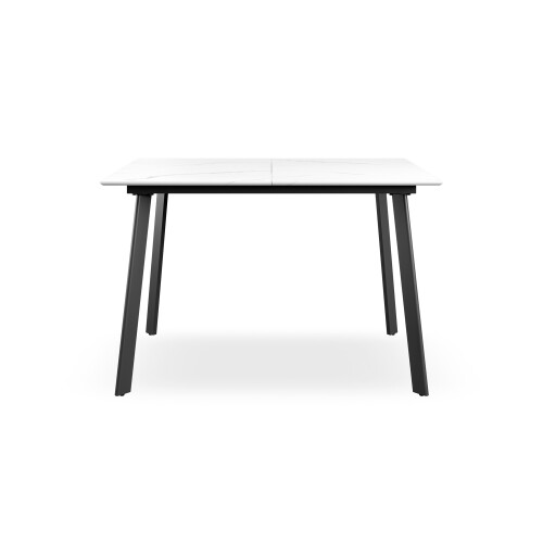 MORE4HOMES (Blue) Haydon Extending Marble Effect Dining Table Set w 4-6 Nova Velvet Chairs 2