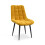 MORE4HOMES (Mustard) Haydon Extending Marble Effect Dining Table Set w 4-6 Nova Velvet Chairs 6