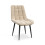 MORE4HOMES (Beige) Haydon Extending Marble Effect Dining Table Set w 4-6 Nova Velvet Chairs 6