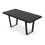 MORE4HOMES (Black) Aria 4-6 Seater Dining Table w Black Legs 2
