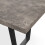 MORE4HOMES (Concrete Effect) Aria 4-6 Seater Dining Table w Black Legs 4