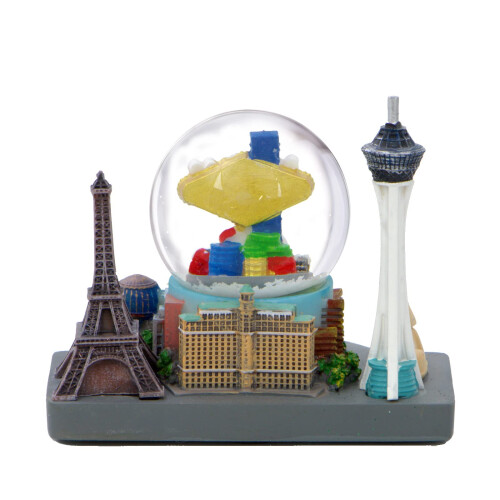Las Vegas Snow Globe a Skyline Model 4 palce 2