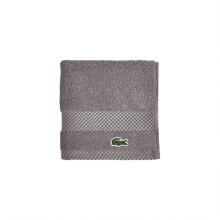 Lacoste Heritage Supima Cotton Wash Cloth Meteorite 13"""""" x 13""""