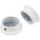Stone Harbor Hardware Max-Duty Closet Pole End Cap  White 1