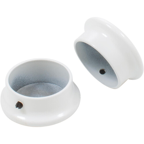 Stone Harbor Hardware Max-Duty Closet Pole End Cap  White