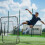 Homcom HOMCOM Foldable Football Rebounder Net Adjustable Angles with Target Zone, Black 1