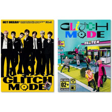 SM Ent. NCT DREAM - Glitch Mode [Fotokniha verzia] 2. kompletný album + skladaný plagát + sada extra fotokarticiek / K-pop zapecatené (sada verzi