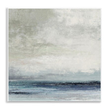 Stupell Industries Regeny Sea Shoreline Wolky Sky abstrakt
